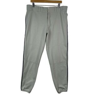 C & G Custom Sport Apparel‎ Adult Pants Joggers Size XL Gray Ankle Activewear